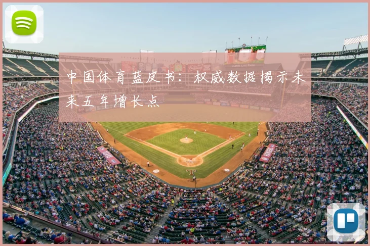 中国体育蓝皮书：权威数据揭示未来五年增长点
